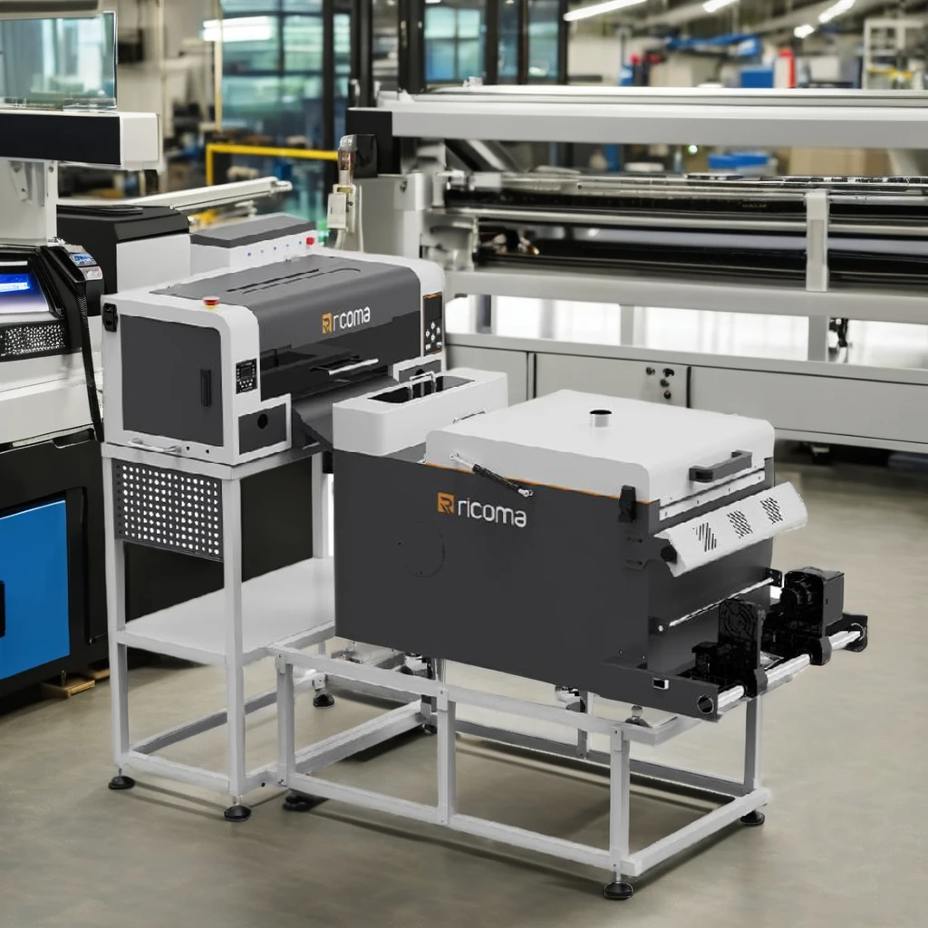 RiCOMA Mini DTF Printer 300mm Roll-to-Roll Direct to Film Printing Machine for Tshirt and Cap