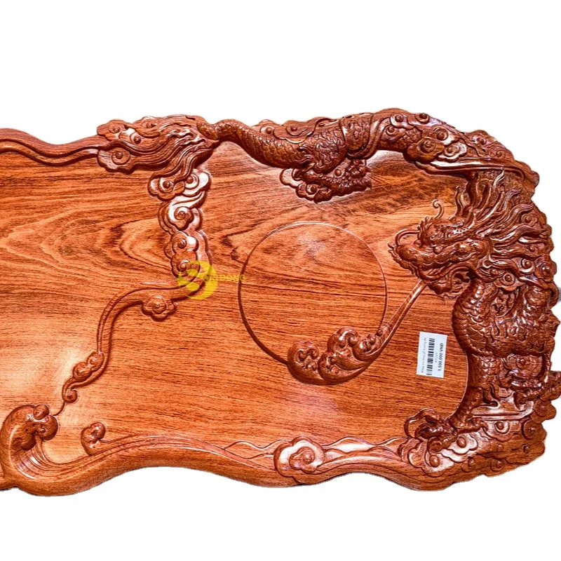 Деревянный чайный поднос Dragon со вкусом