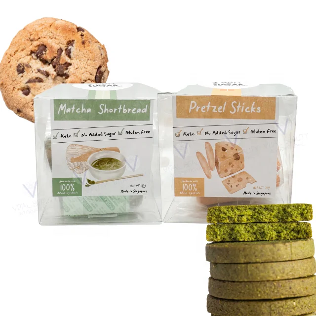 Singapore Keto Food Cookies Sugar Free Flourless OEM Private Label Hotel Chef Production Kitchen