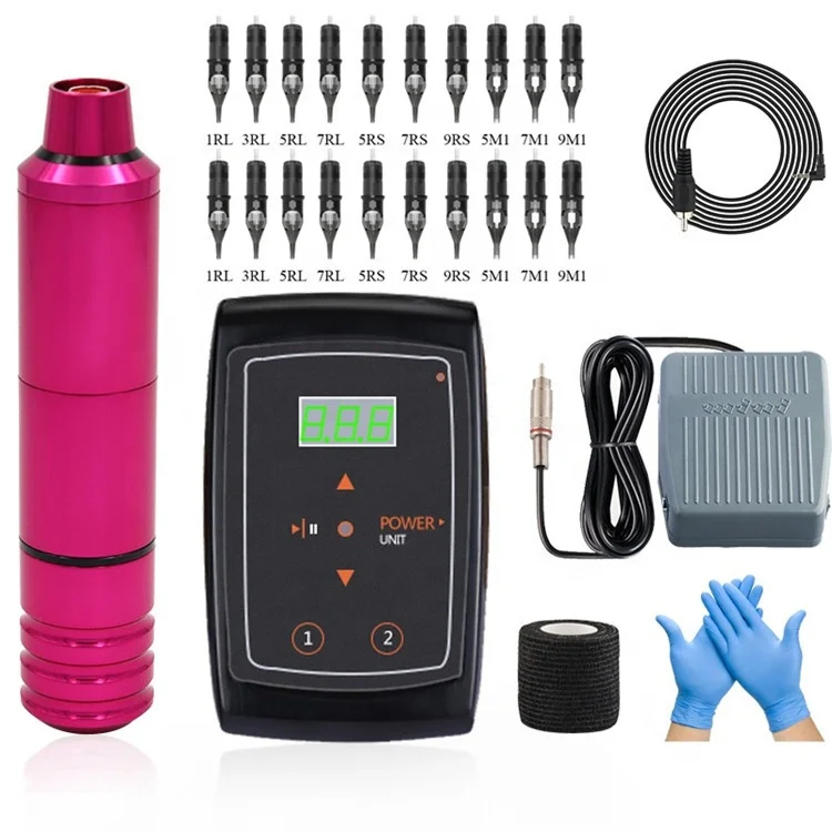 China Made High Quality Product Pen Tattoo Machine Set Kit Tattoo Machine Temporary