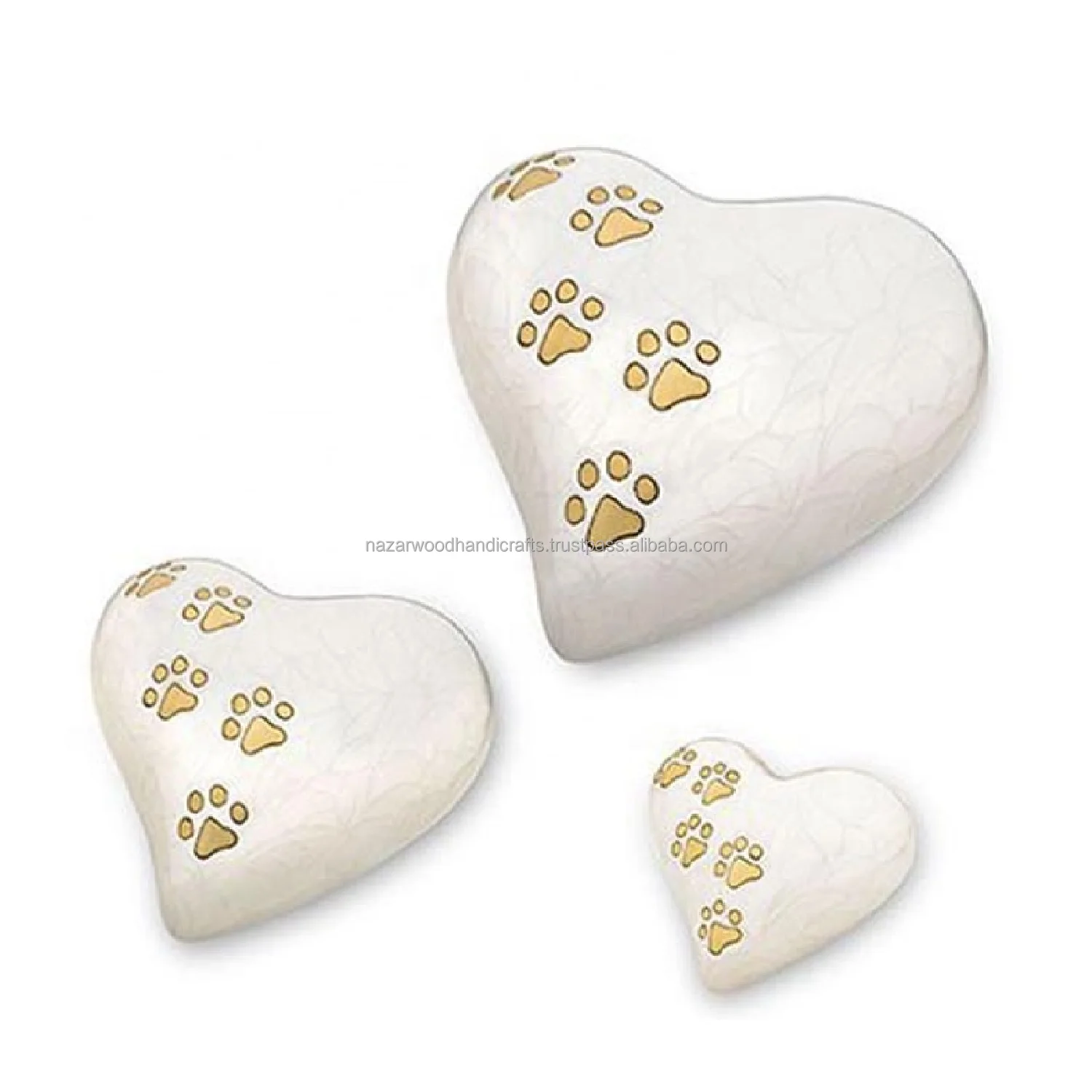  МДФ новый дизайн в форме сердца латунные урны для домашних животных ODYSSAY дешевые