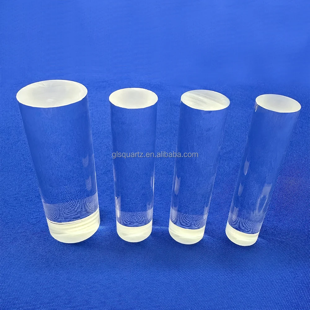 2mm to 80mm Light Guide Quartz Glass rods Clear Borosilicate Quartz Glass Rod