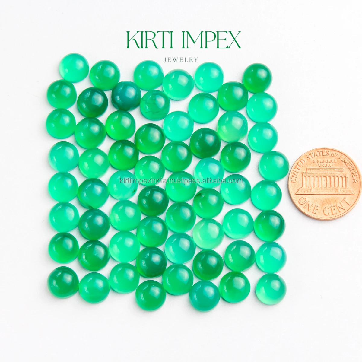 Зеленые Ониксовые натуральные кабошоны 8 мм полудрагоценные свободные недорогие Кабошоны с плоской задней стороной смешанное качество