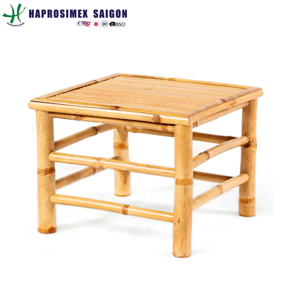 Bamboo Table and Chair, Natural Material, For Home Decor Indoor and Outdoor Furniture for Garden