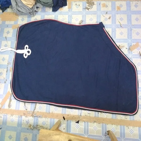 High Quality Horse Rug Travelling Horse Equine Luxury Show Cooler Navy Fleece Blanket Equestrian Sheet Riding House India Shop