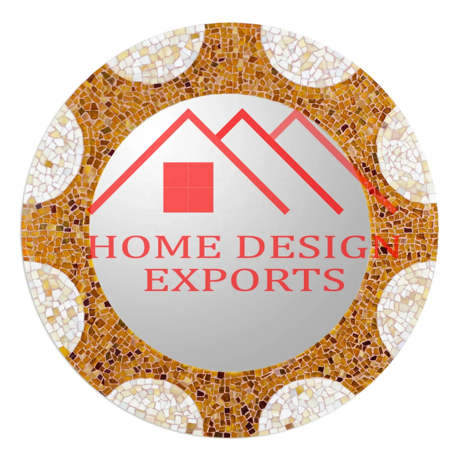 Home Hotels & Restaurants Latest Home Decor Decorative Mosaic Wall Mirror for Living Room Decorations