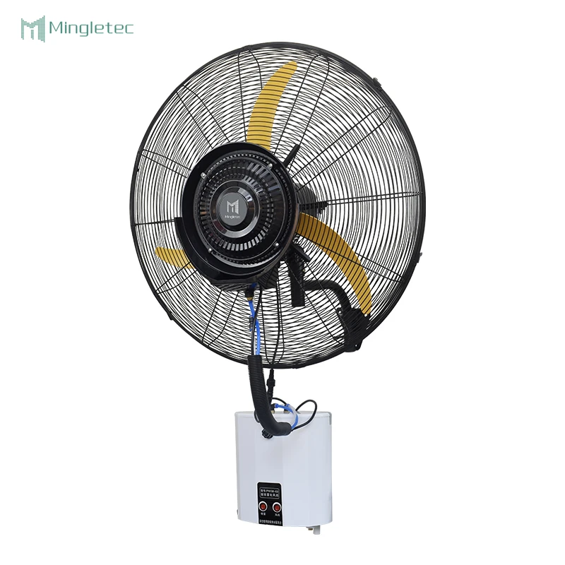High Quality Industrial Large Wind Cooling Centrifugal Wall Mounted Misting Fans With Water Tank