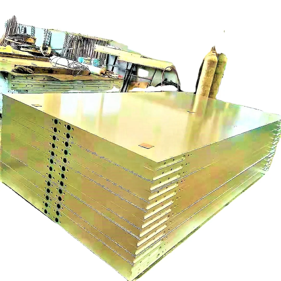 short cycle press chrome plate PLYWOOD PRESS HEAT PLATEN prensa caliente bloques piece rechange presse chaud