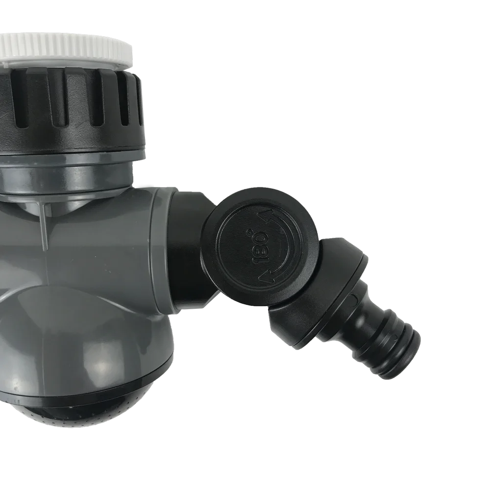 3-Function Quick Connector Faucet Tap Garden Outdoor 180 Swivel Hose Plastic Individual Control Avoid 180 Swivel Hose Connector