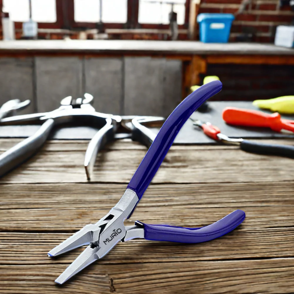 Best Price Flat Nose Plier Excellent Hand Tools for Grip Smooth Jaw Surface Crimping Tools 4in Length OEM Supported