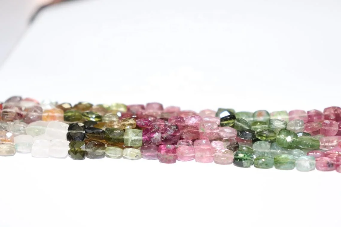 Multi tourmaline beads watermelon tourmaline beads 5 mm tourmaline for making jewelry