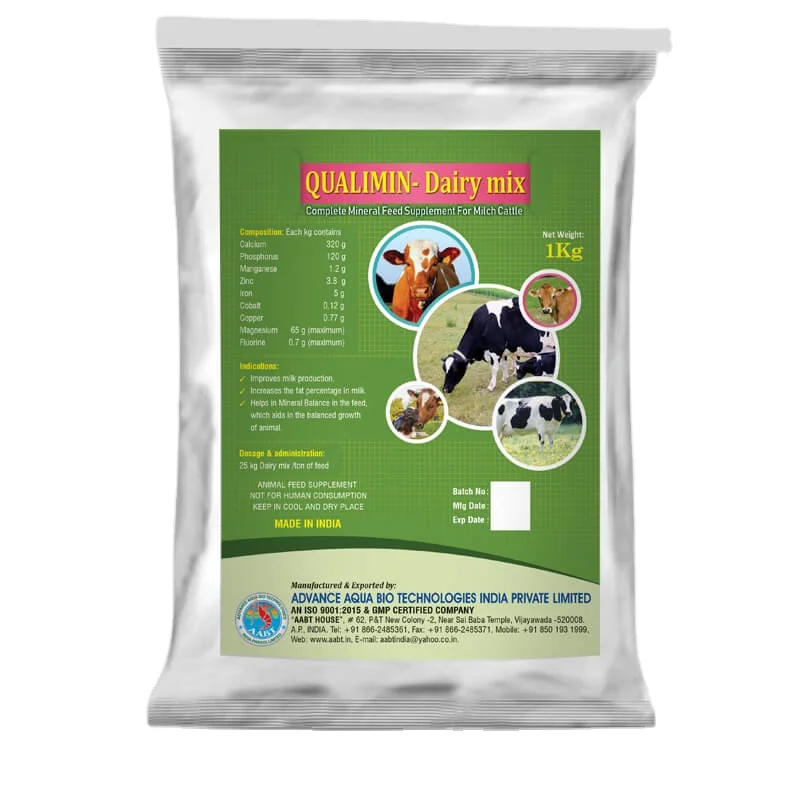 Qualimin-DAIRY MIX Liquid Feed Supplement for Cattle and Sheep for All Farm Animals Indian Origin