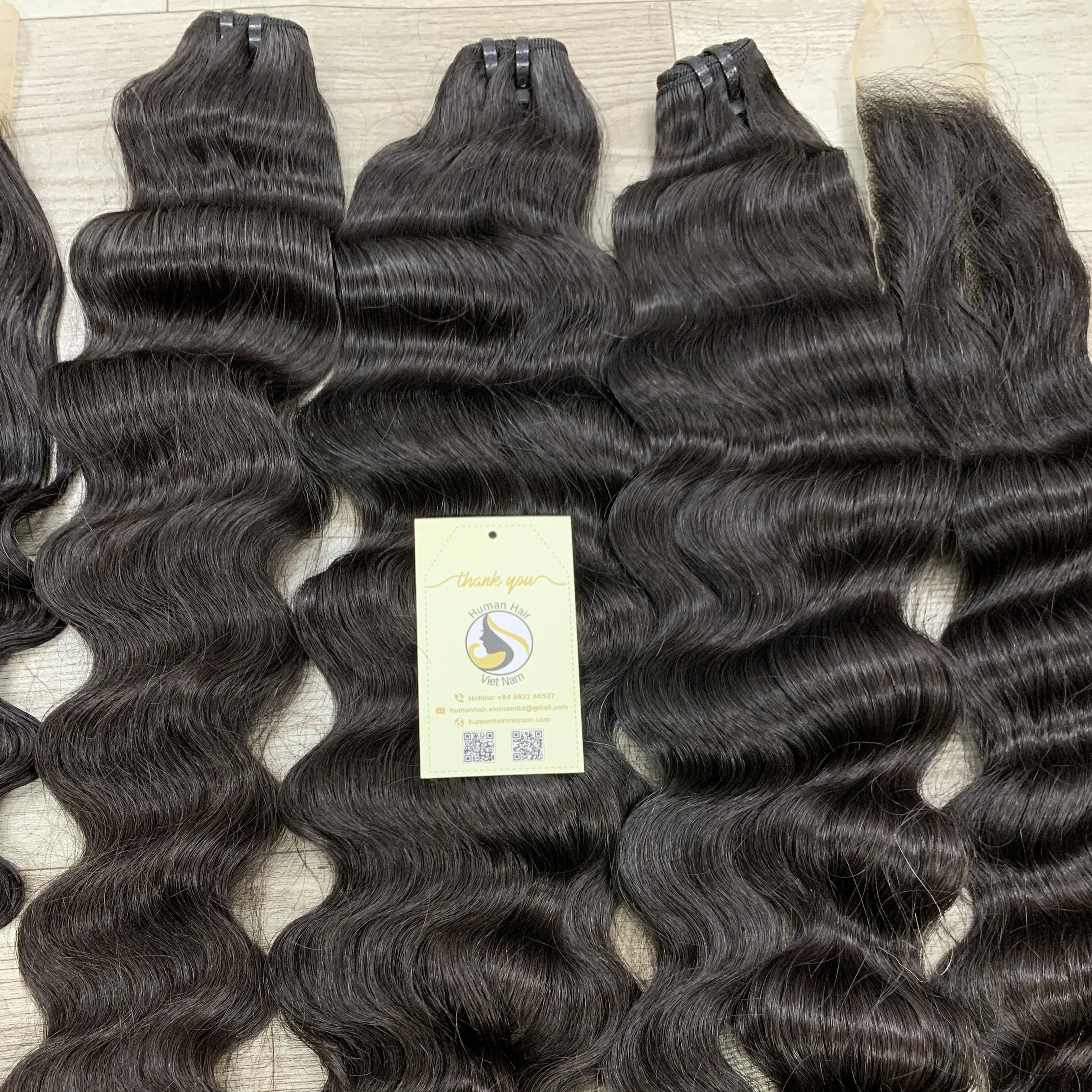 Wholesale Russian Slavic Human Black Virgin Unprocessed Hair Loose Deep Wave Size 8-32 Inch Double Super Double Hair Bundles