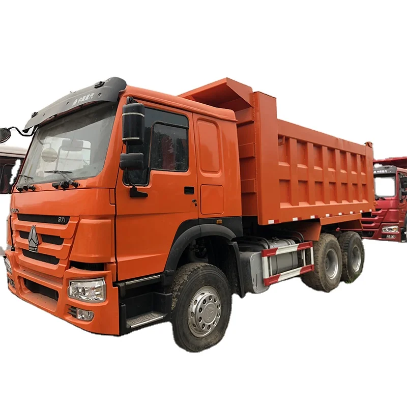 Low price good condition 10 Wheels 6x4 sinotruck HOWO used Dump Truck for Africa market