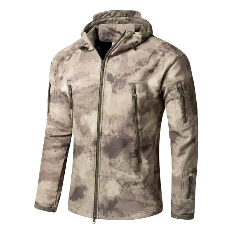 hiking jackets shark skin soft shell clothing tactical jacket waterproof camouflage coat hoodie hunting softshell safety