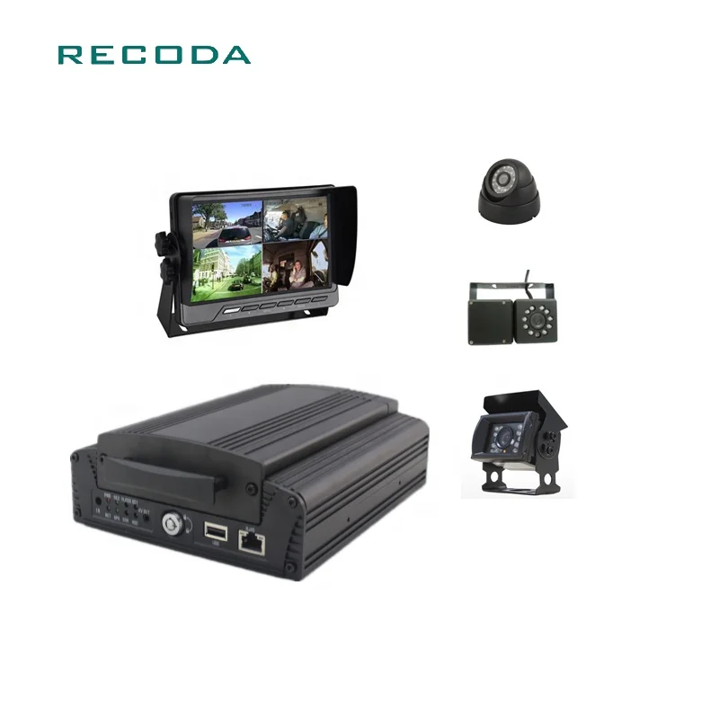 Recoda 4CH  720P 1080P Mobile DVR Support  3G 4G WiFi GPS MDVR with Car/Bus/Truck/Vehicles Camera Recorder Waterproof
