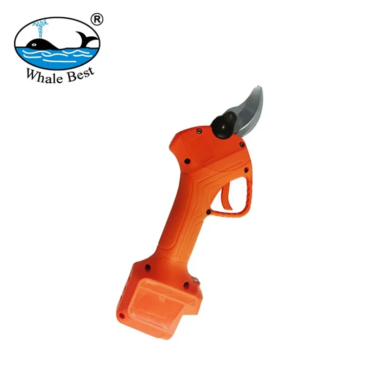 Orange 28mm 21V electric bonsai pruning scissors