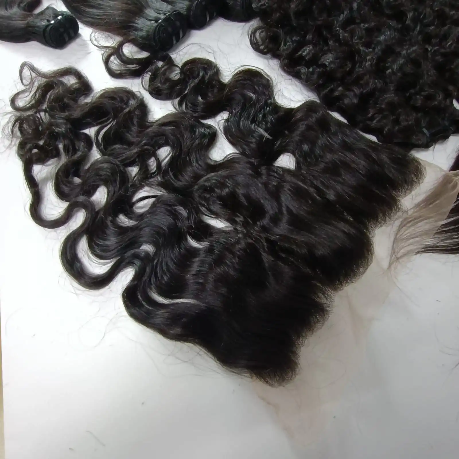 Vietnamese Virgin Hair Natural color Online Shopping 100% Vietnam Virgin Human Hair Natural Wave Transparent 13*4 Lace Frontal