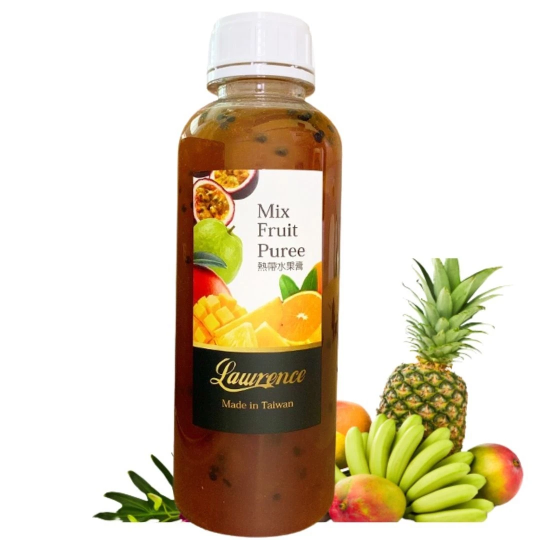 LMC Taiwan Supplier Lawrence Mix Fruit Flavor Puree for Beverage Preparation and Decoration