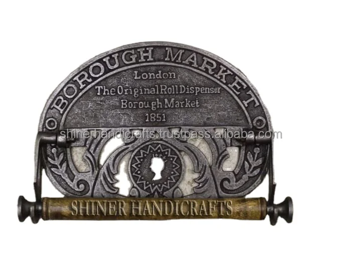 vintage Antique TOILET PAPER  ROLL HOLDER Choose Aluminum designs cast industrial old farmhouse country cottage Kitchen Roll