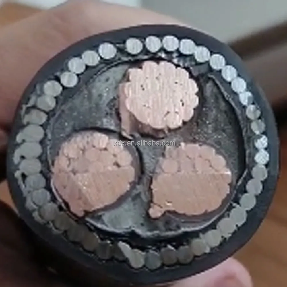 0.6/1KV 18/30 (36) KV SWA Cable XLPE Insulated Steel Wire Armoured Electrical Power Cable