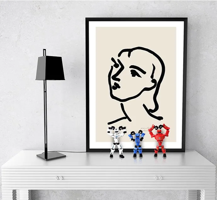 Premium various postures available 3 colors joint-structure GEARS FIGURE SERIES robot for kids every part made in Korea