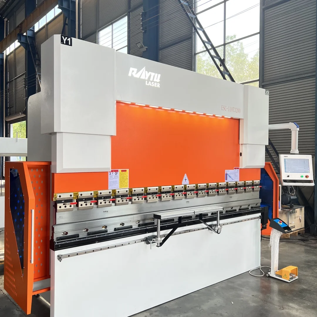 RAYTU Laser Manufacturing Automatic Product Hydraulic Brake Press  For Iron Plate Stainless Steel Bending Machine