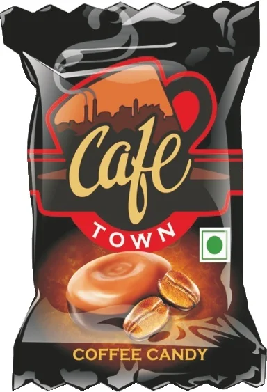 Delicious coffee flavored candy 4g BakeMate Cafe town coffee candy pouch 4g jar at whole sale price