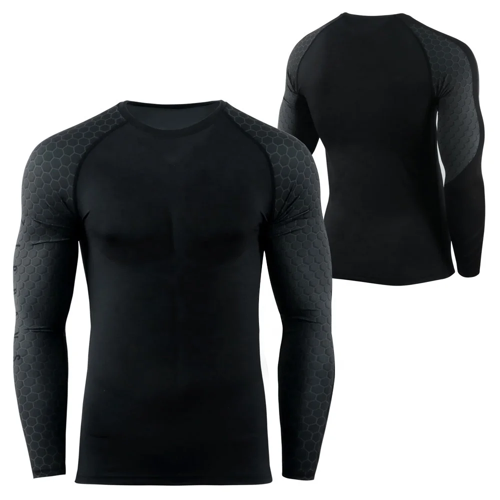 OEM Design compression MMA rash guard/Sublimation Printed Long Sleeve MMA Rash Guar