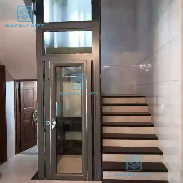 SAFELY  Customized Villa Elevator 2-4 floors Hydraulic Elevators High Quality Small Elevators for House