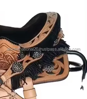 Exports Western Horse Saddle Wholesaler Barrel Roughout Saddle With Matching Set Lightweight Horse Saddle Horse Equipment