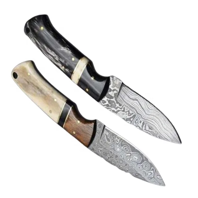 Custom Handmade Kitchen Knife Damascus   Steel  High Quality  Kitchen Chef Knife Vegetable Cutting Knife  With Cover