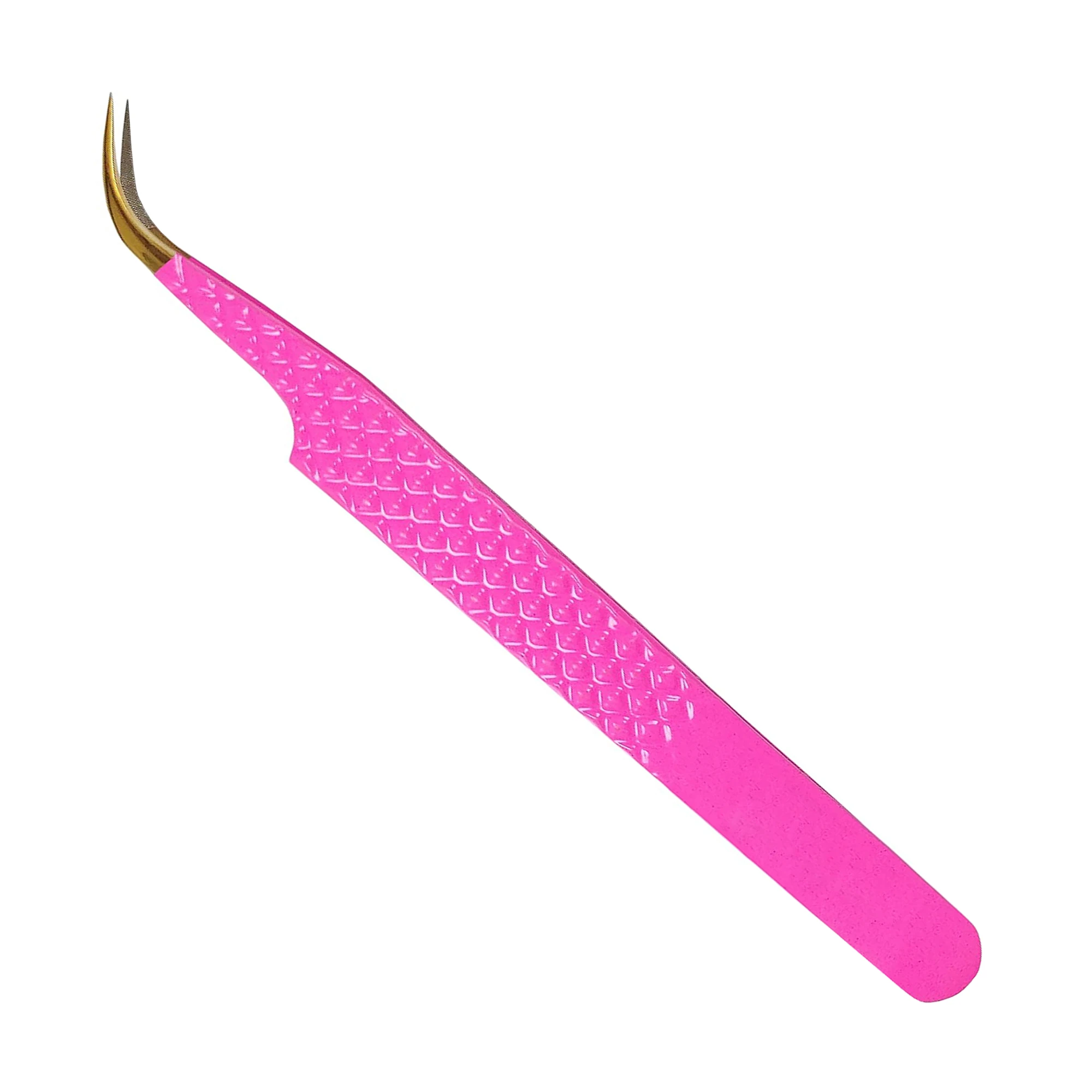 Sharp Round Tip Lash Pick Tweezers Selling Best Volume Individual Isolation Eyelash Extension Tweezers