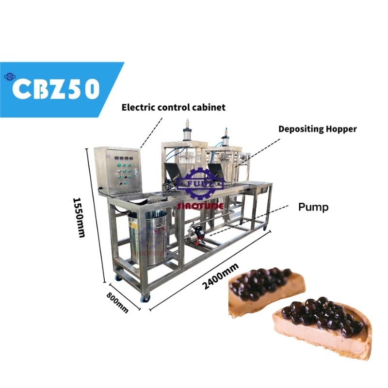 Remote Control Servo driven boba production line round popping ball boba making moulding machine