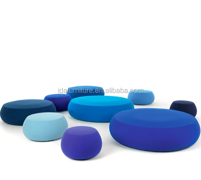 Ottoman Lamb Velvet Ottoman Bench Living Room Household Shoe Changing Stool Simple Bed End Stools Household Small Sitting Stool