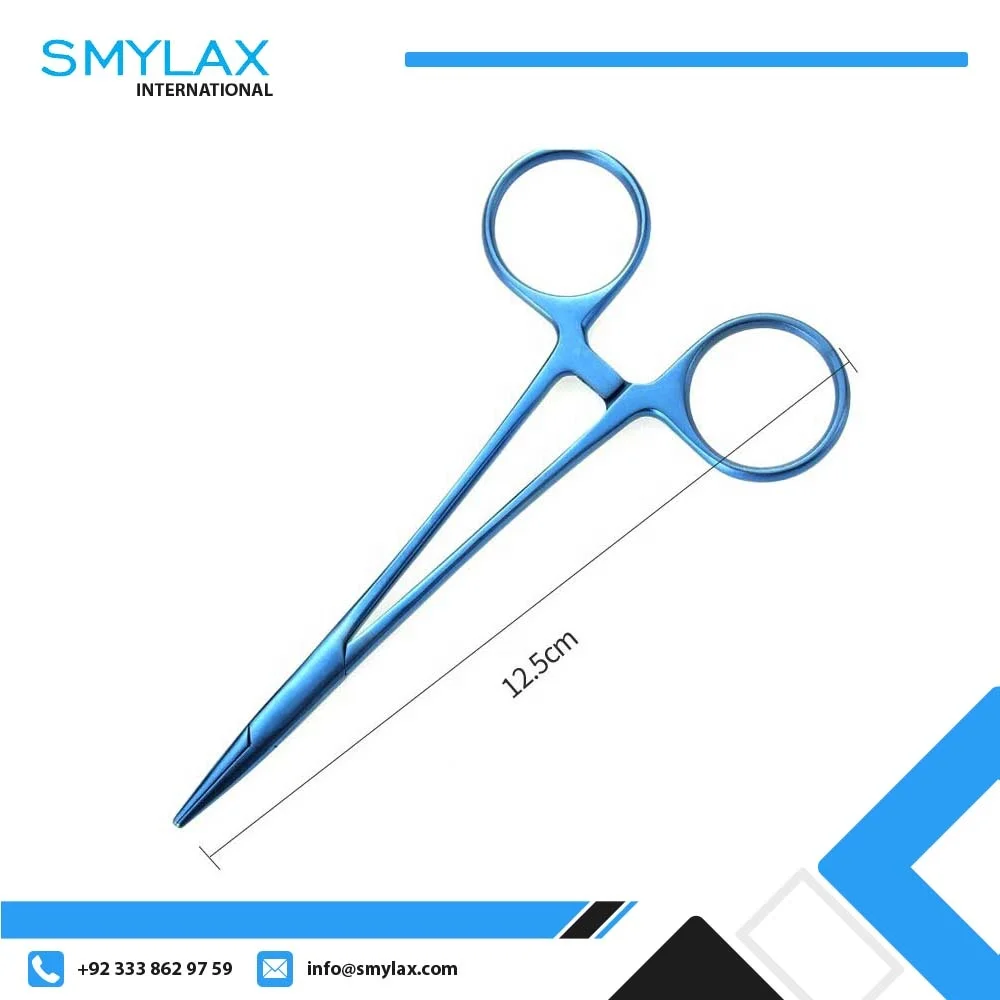 Cosmetic Medical Instruments Titanium Alloy Medical Needle Holding Forceps Fine Micro Plastic Surgery Ophthalmic Instruments