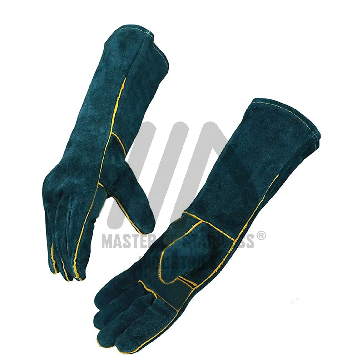 Animal Control Gloves for other pet products snake bite proof heavy duty protection Gloves pair natural cowhide leather 2 Layers