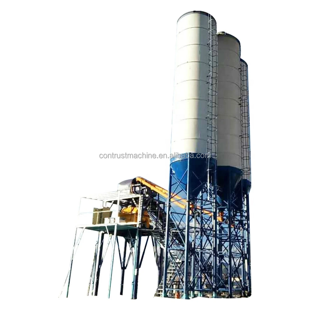 2024 hot sale 90m3/h Concrete Batching Plant HZS90 for road construction/