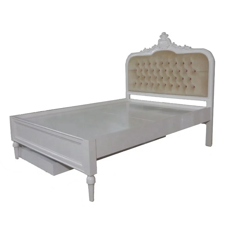 Children Bedroom Furniture Kids Sliding Bed Upholstered Wooden Kids Single Bed with Drawer and Storage Girl Bed with Trundle