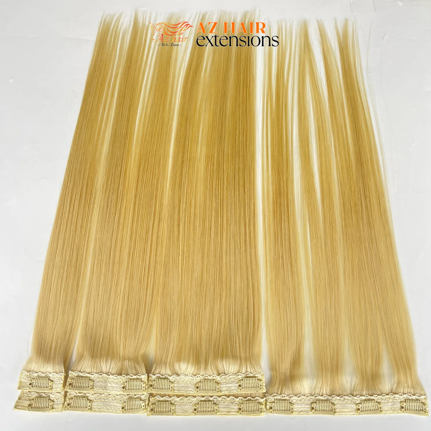 Premium quality cheap 100% natural color hair extension clip in hair double weft single drawn virgin hair