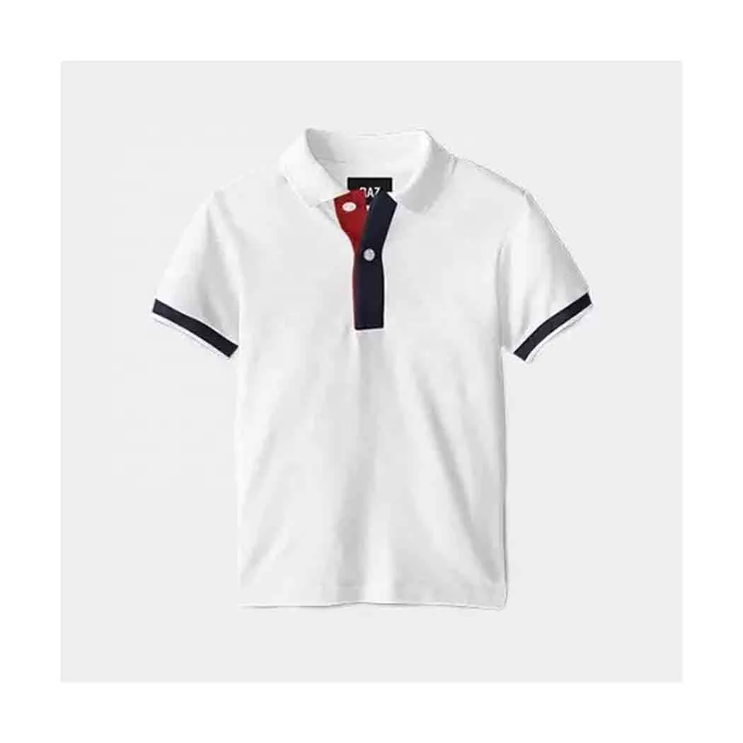 Специальная распродажа детская джинсовая футболка с коротким рукавом и воротником-поло