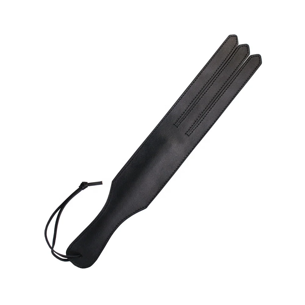 LEATHER PADDLE COSTUME BULLWHIP BDSM ROLEPLAY WHIP PADDLES SPANKING MODEL HIGH QUALITY LEATHER PRODUCT