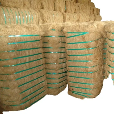 BROWN COIR FIBER BALE SALE FROM INDIA