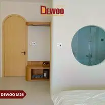 Дверь из ПВХ-пленки для гостиной/туалета