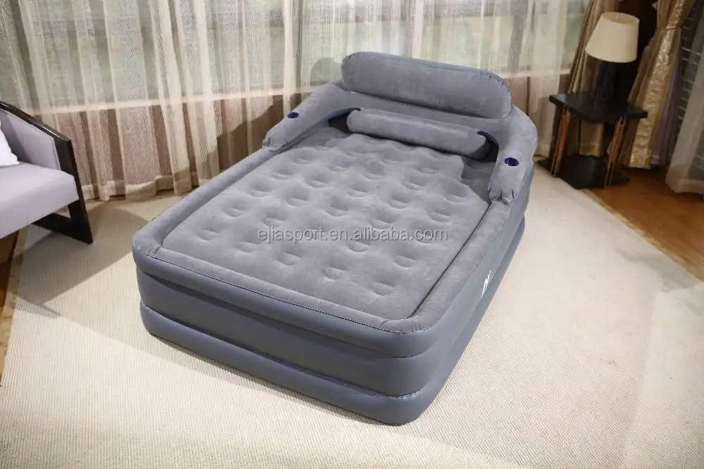 Easy to inflate Waterproof portable inflatable bed Adjustable inflatable mattress for family camping