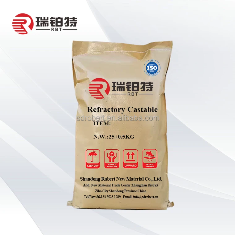 Refractory Manufacturer Low Cement High Alumina Castable For Steel Ladles