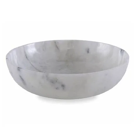 wholesale marble salad bowl set with polished for fruits / salad / corn flake / pasta serving marble bowl serving use