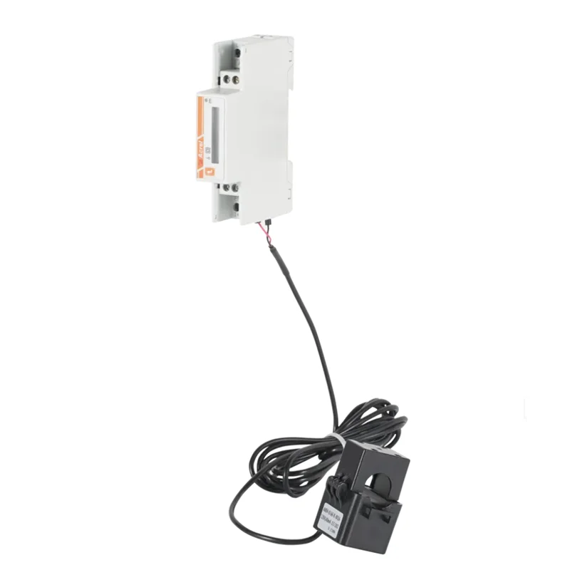 China ADL200N-CT single phase energy meter with ct price 100a 220v ac ev charging din rail energy meter with RS485