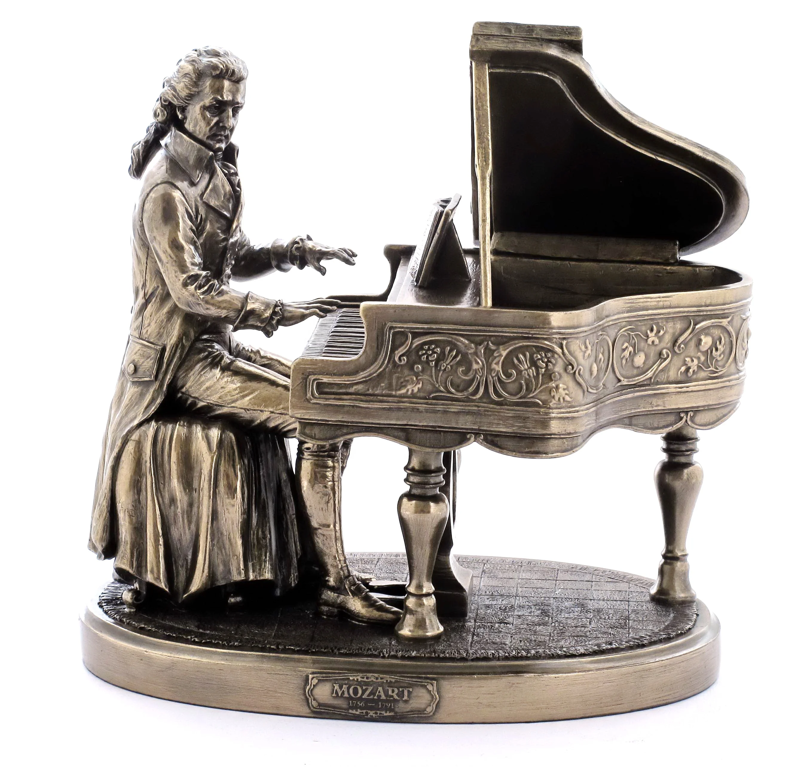 VERONESE DESIGN- NAPOLEON CROSSING THE ST  -  COLD CAST BRONZE - OEM AVAILABLE  POSE