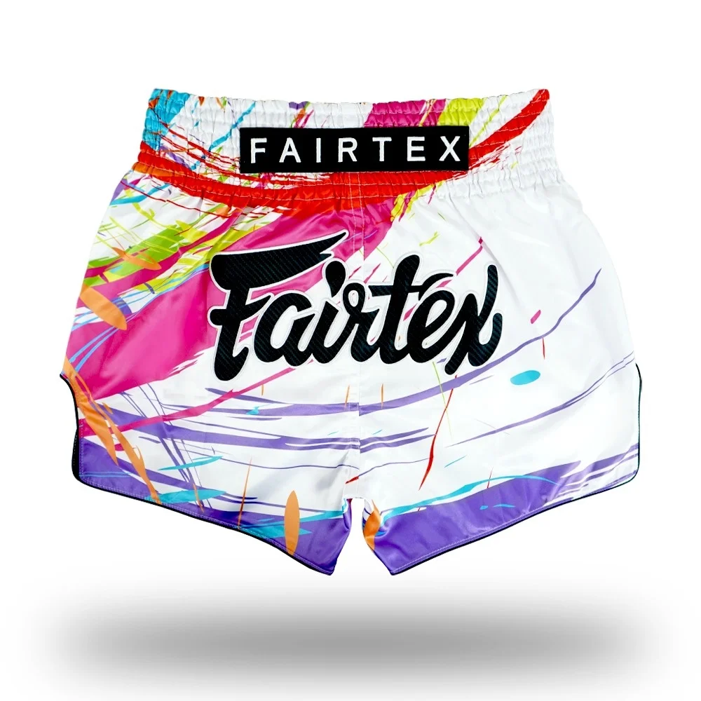 Новейший дизайн оптовая продажа шорты с сублимационной печатью Fairtex Muay Thai 100% полиэфирная ткань для взрослых MMA Fight